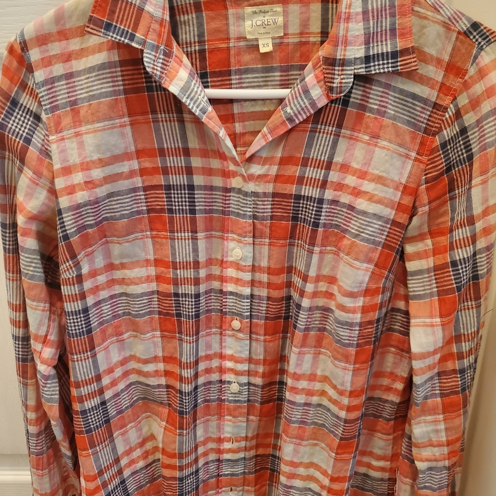 Button down - dress it up with pearls or down!